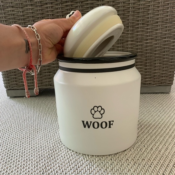 Ceramic dog treat jar - Picture 2 of 5